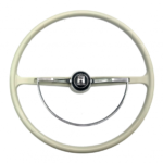 Timón color ivory con emblema central Wolfsburg para VW Sedán 1200, 1500